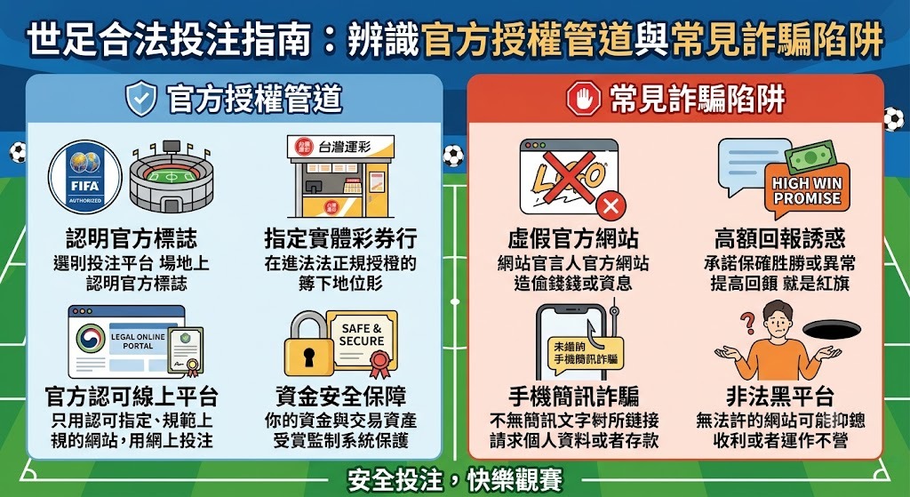 辨識官方授權管道與常見詐騙陷阱