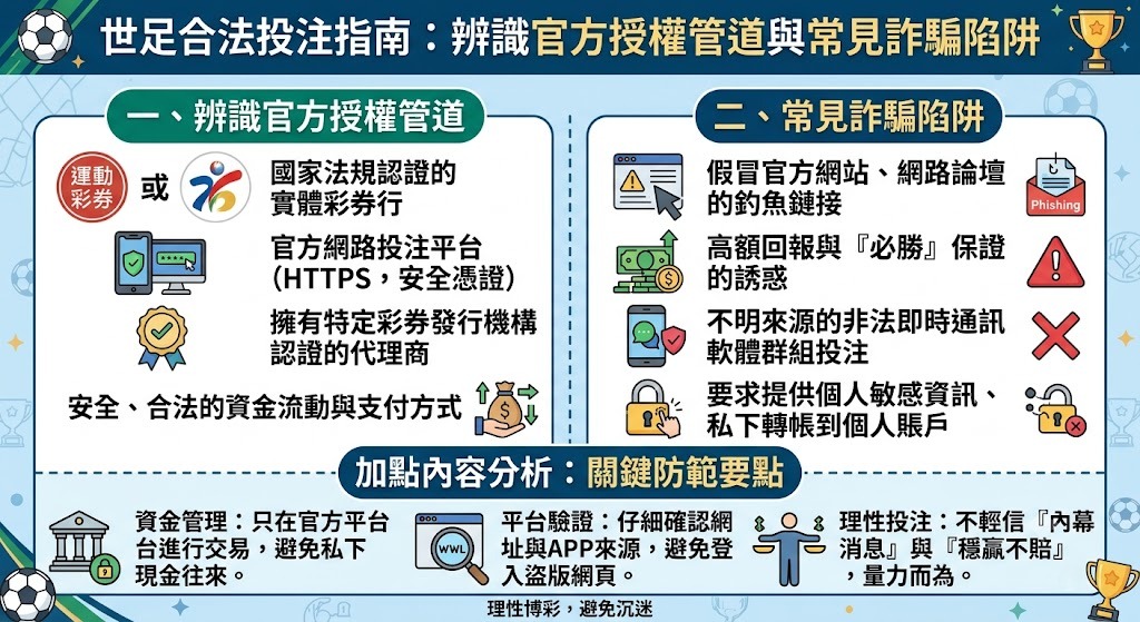 辨識官方授權管道與常見詐騙陷阱